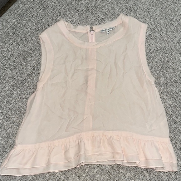 Rebecca Minkoff Pink Sleeveless Blouse - Picture 2 of 2